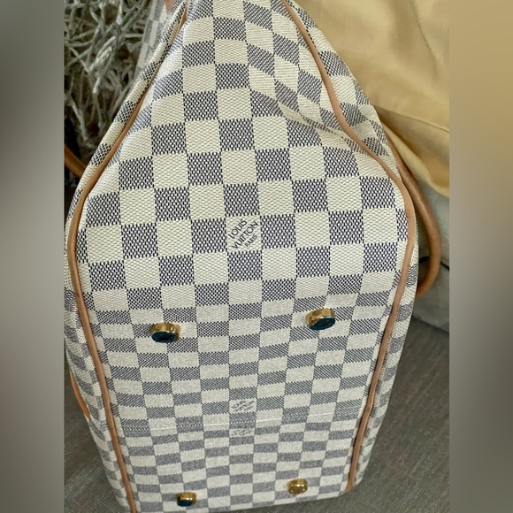 LOUIS VUITTON⭐️FIGHERI GM DAMIER AZUR⭐️STUNNING✨W/LV Box & Dustbag⭐️CA 2192 - Picture 10 of 16